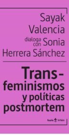 TRANSFEMINISMOS Y POLITICAS POSTMORTEM | portada del libro