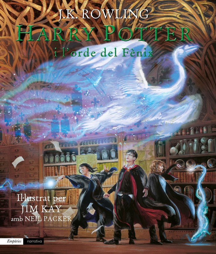 HARRY POTTER I L'ORDE DEL FENIX (EDICIO IL·LUSTRADA), de ROWLING, J.K. | portada del libro