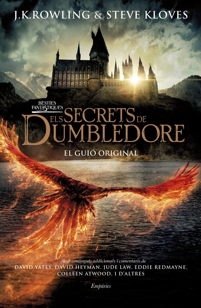 BESTIES FANTASTIQUES ELS SECRETS DE DUMBLEDORE, de J K ROWLING | portada del libro