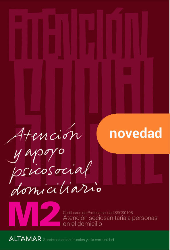 ATENCION Y APOYO PSICOSOCIAL DOMICILIARIO, de ALTAMAR | portada del libro