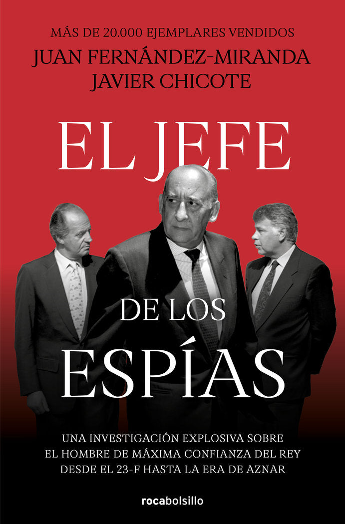 EL JEFE DE LOS ESPIAS, de JUAN FERNANDEZ-MIRANDA | portada del libro