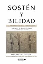 Sostén y bilidad (mantengo la separación original por si es un juego tipográfico), de MARTA AREIZAGA EZCURDIA | portada del l