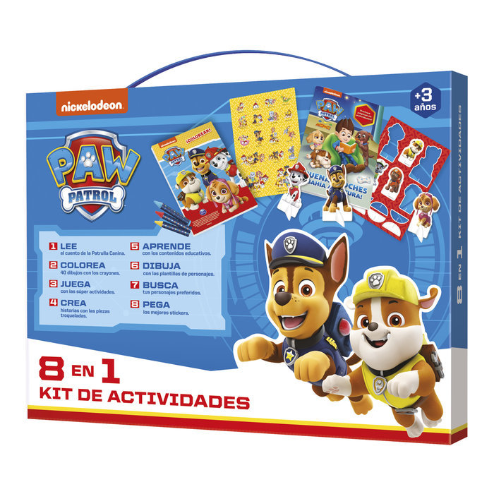 MALETIN 8 EN 1 PATRULLA CANINA, de IMAGILAND | portada del libro
