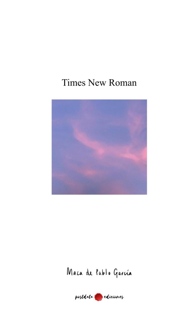 Times New Roman, de de Pablo García, Maca | portada del libro