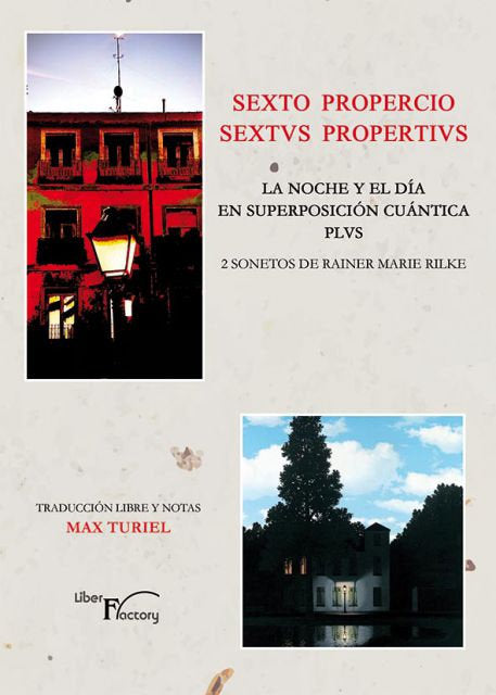 SEXTO PROPERCIO SEXTUS PROPERTIVS LA NOCHE Y EL DIA, EN SU, de TURIEL, MAX | portada del libro