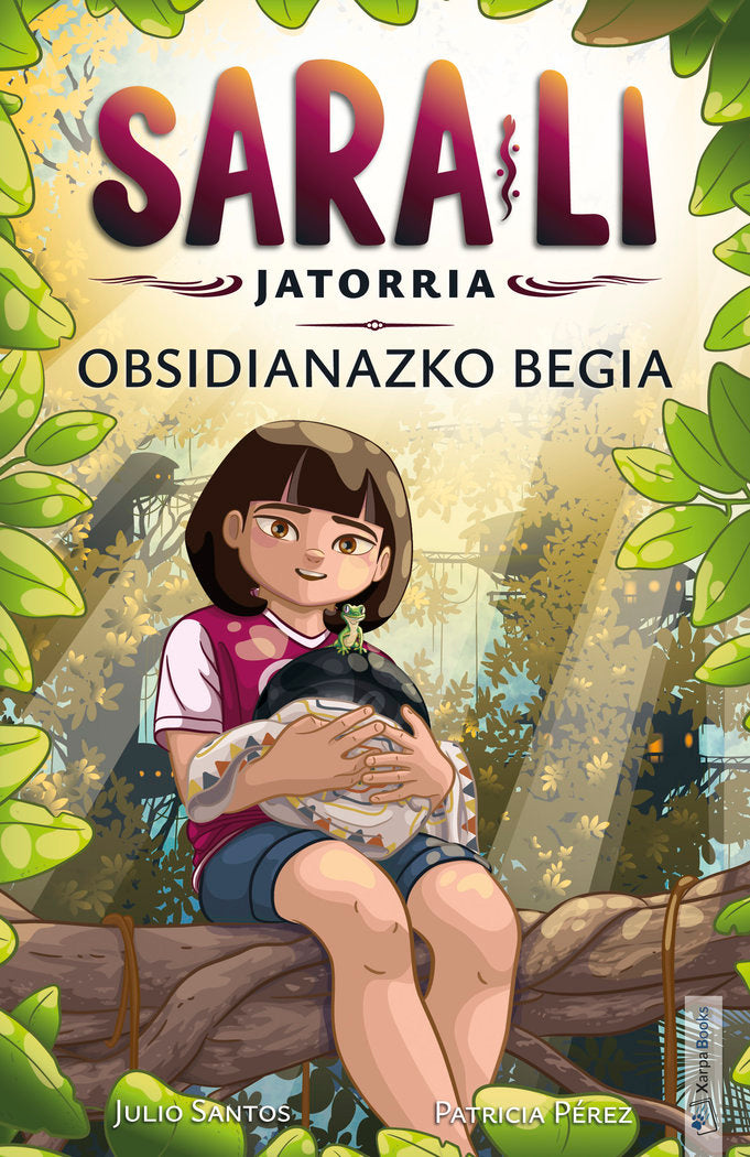 SARA LI 3 OBSIDIANAZKO BEGIA, de SANTOS, JULIO | portada del libro