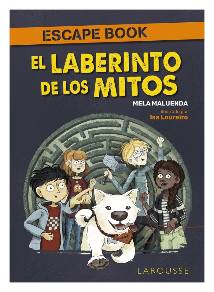 El laberinto de los mitos. Escape book, de MALUENDA, MELA | portada del libro