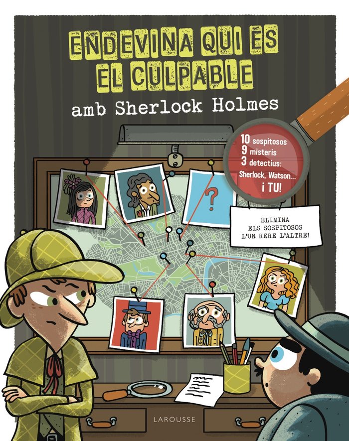ENDEVINA QUI ES EL CULPABLE SHERLOCK HOLMES, de LEBRUN, SANDRA | portada del libro