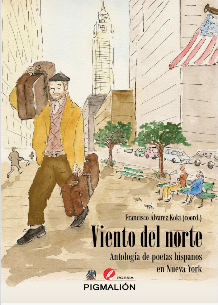 VIENTO DEL NORTE. ANTOLOGÍA DE POETAS HISPANOS EN NUEVA YORK, de AAVV, AAVV | portada del libro