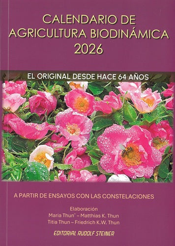 Calendario de agricultura biodinámica 2026, de Maria | portada del libro