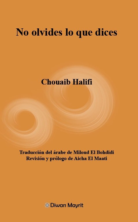 No olvides lo que dices, de HALIFI, CHOUAIB | portada del libro