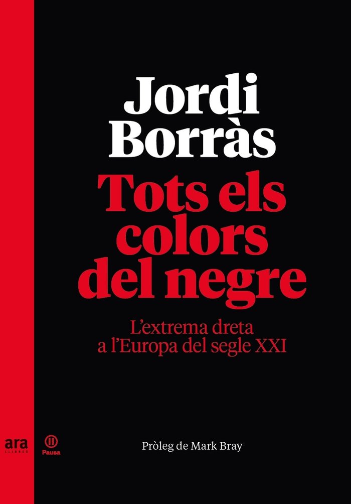 TOTS ELS COLORS DEL NEGRE, de BORRAS I ABELLO, JORDI | portada del libro
