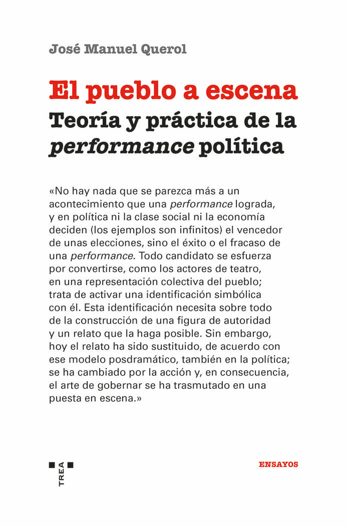 EL PUEBLO A ESCENA, de Querol, José Manuel | portada del libro
