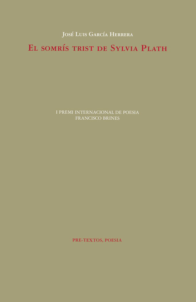 SOMRIS TRIST DE SYLVIA PLATH, EL, de GARCIA HERRERA, JOSE LUIS | portada del libro
