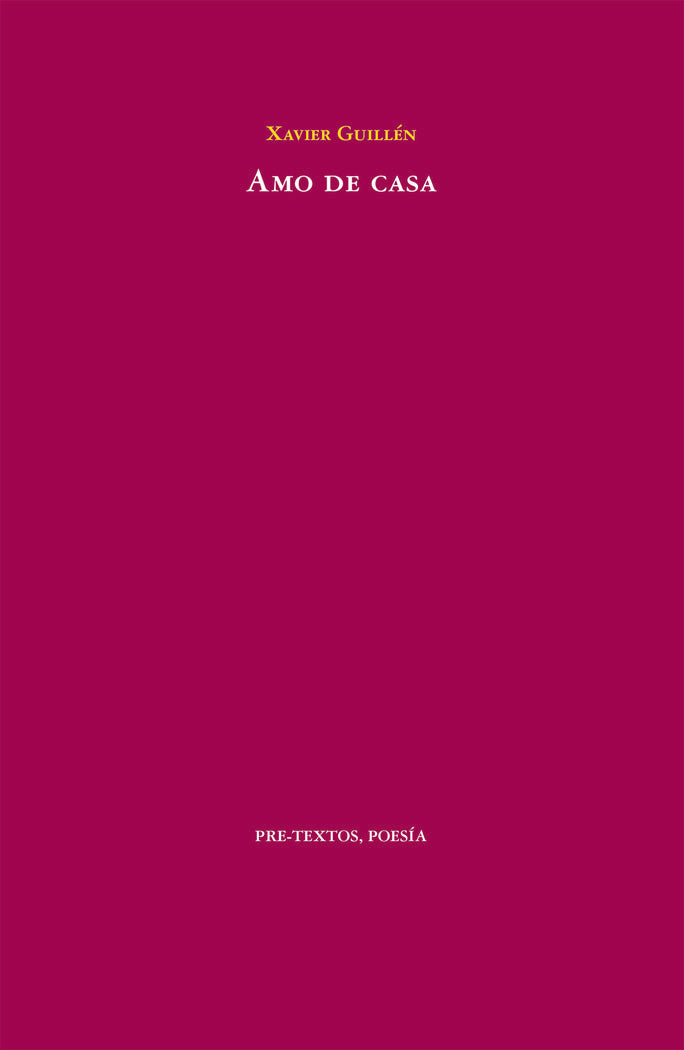 AMO DE CASA, de GUILLEN | portada del libro