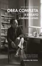 OBRA COMPLETA TOMO II, de Eugenio Montejo | portada del libro