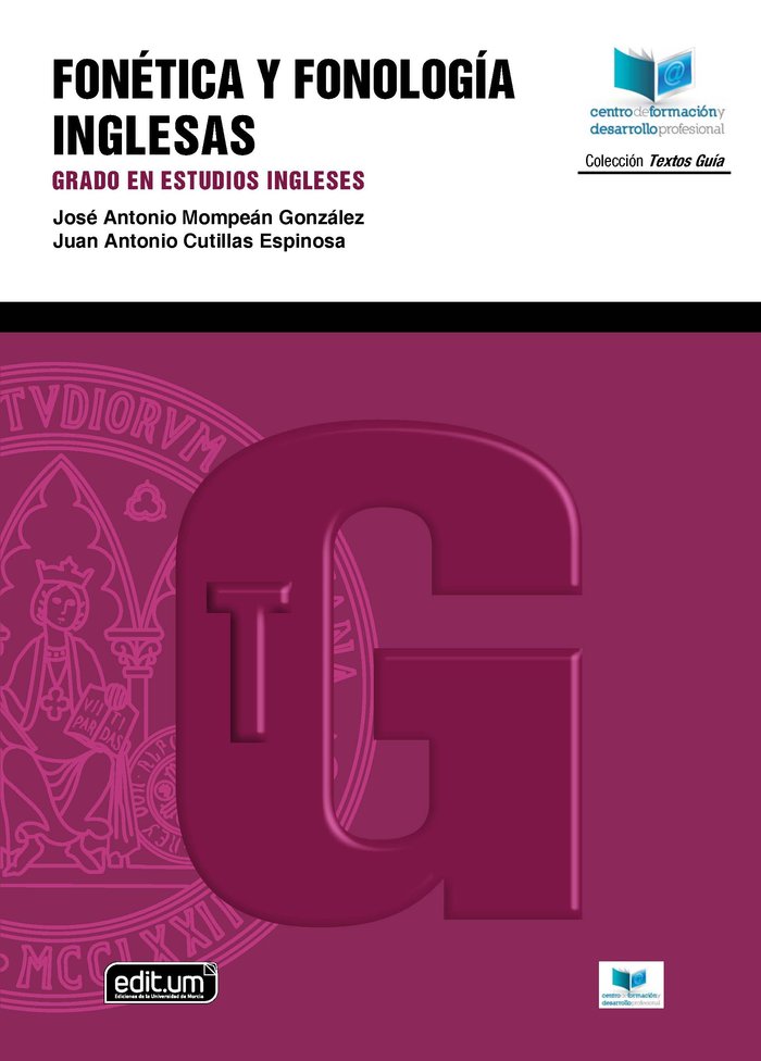 FONETICA Y FONOLOGIA INGLESAS, de MOMPEAN GONZALEZ | portada del libro