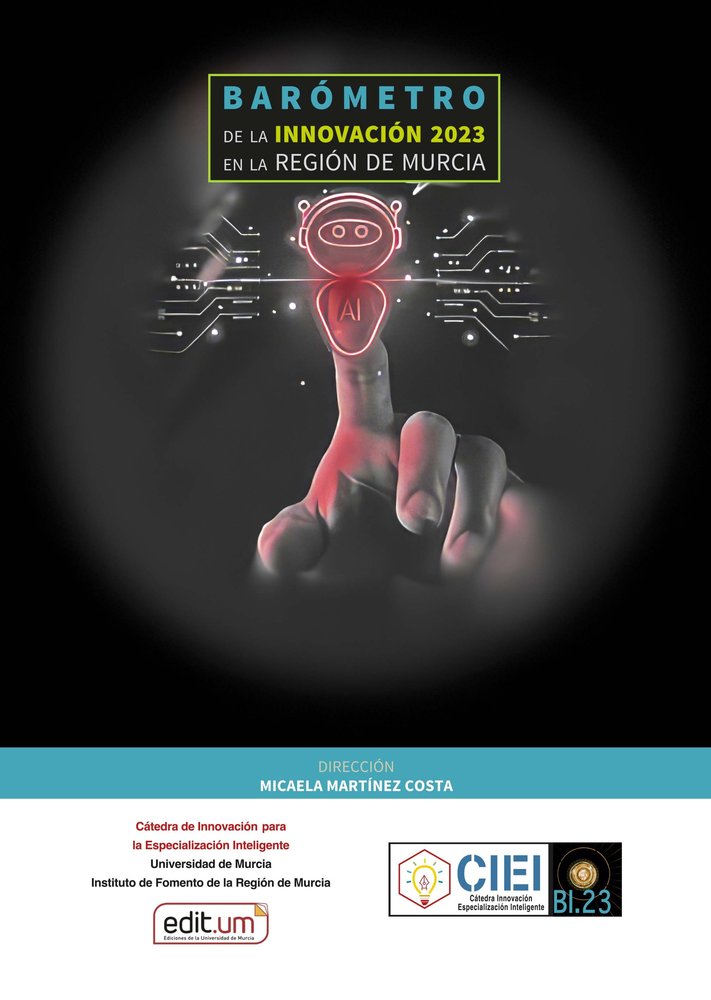 BAROMETRO DE LA INNOVACION 2023 EN LA REGION DE MURCIA | portada del libro