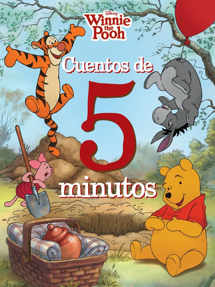 WINNIE THE POOH. CUENTOS DE 5 MINUTOS, de DISNEY | portada del libro