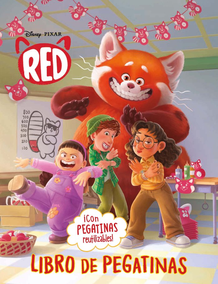 Red. Libro de pegatinas, de DISNEY. TURNING RED | portada del libro