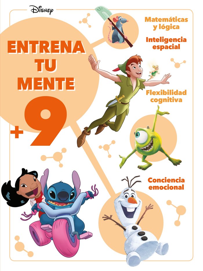 DISNEY. ENTRENA TU MENTE +9, de DISNEY | portada del libro