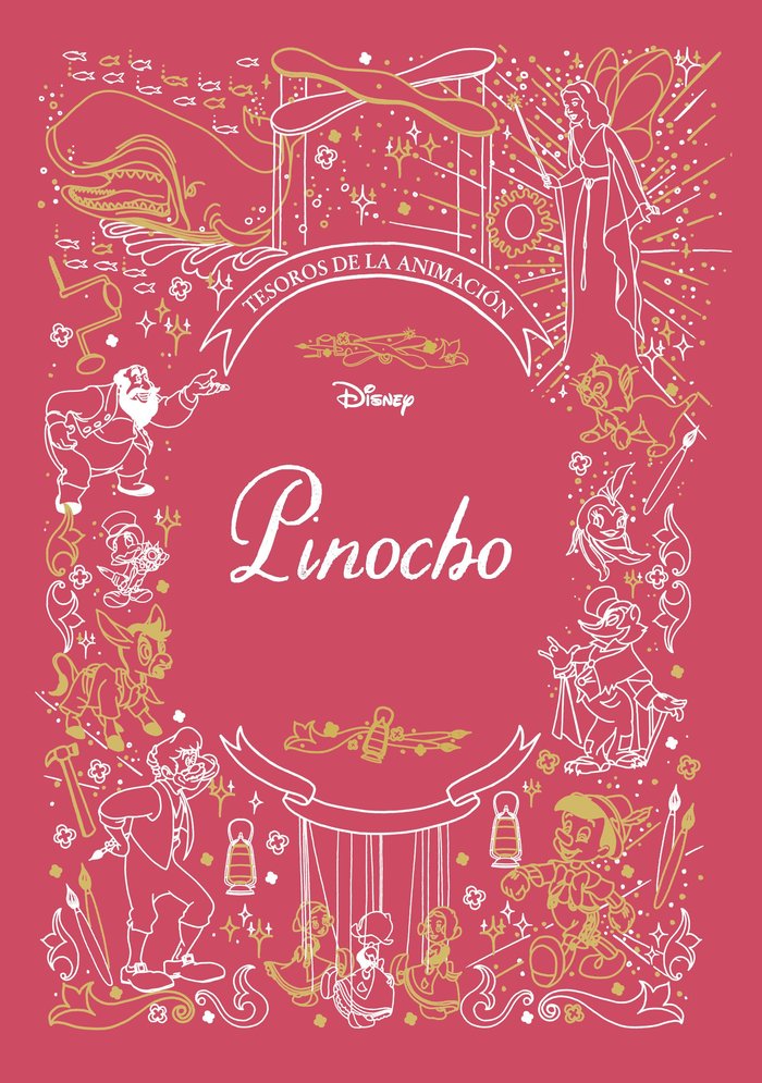 PINOCHO. TESOROS DE LA ANIMACION, de DISNEY | portada del libro