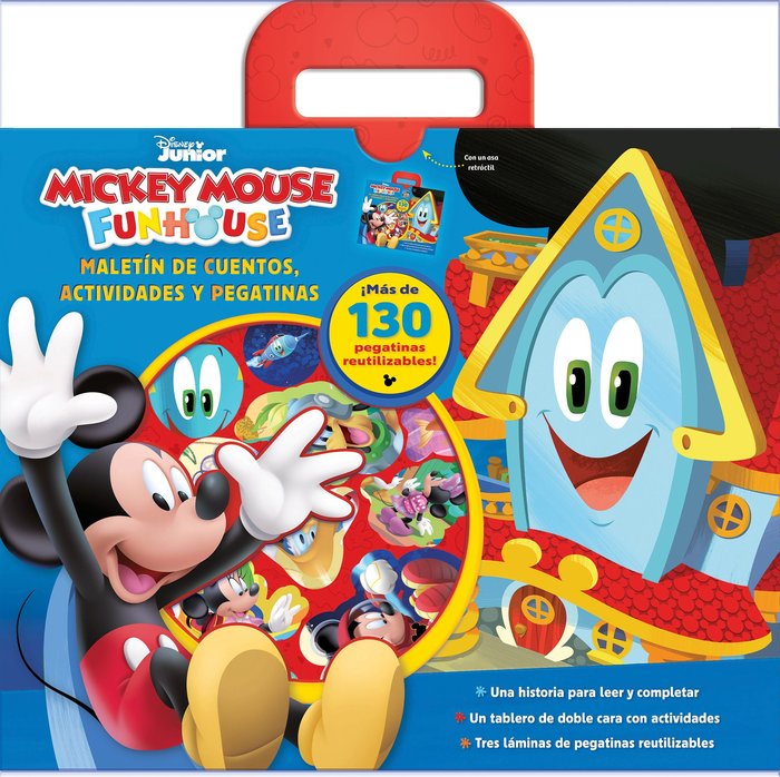 MICKEY MOUSE FUNHOUSE. MALETIN DE CUENTOS, ACTIVID, de DISNEY | portada del libro