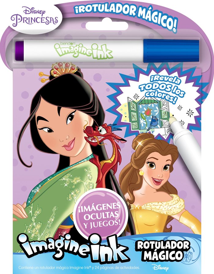 PRINCESAS. ROTULADOR MAGICO 2, de DISNEY | portada del libro