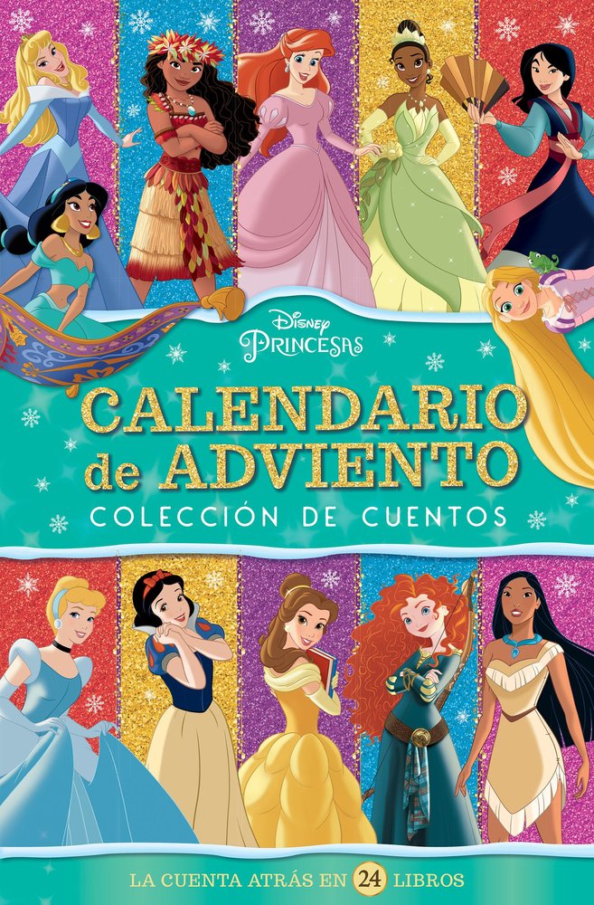 PRINCESAS. CALENDARIO DE ADVIENTO, de DISNEY | portada del libro