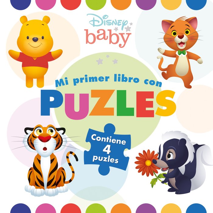 DISNEY BABY. MI PRIMER LIBRO CON PUZZLES, de DISNEY | portada del libro