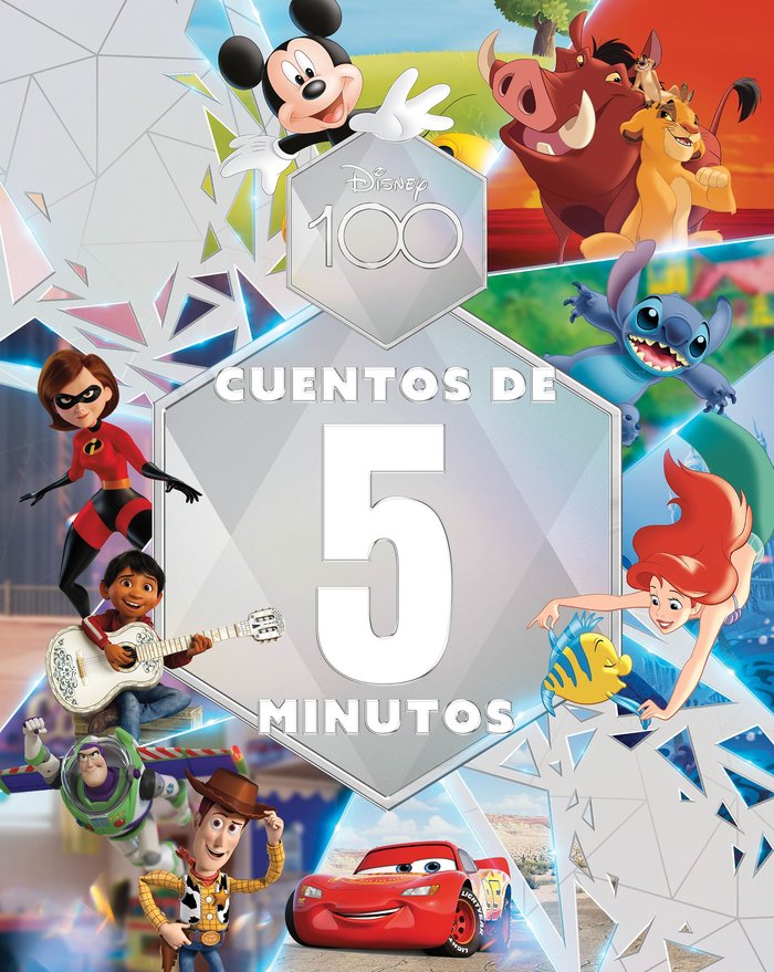 DISNEY 100. CUENTOS DE 5 MINUTOS, de DISNEY | portada del libro