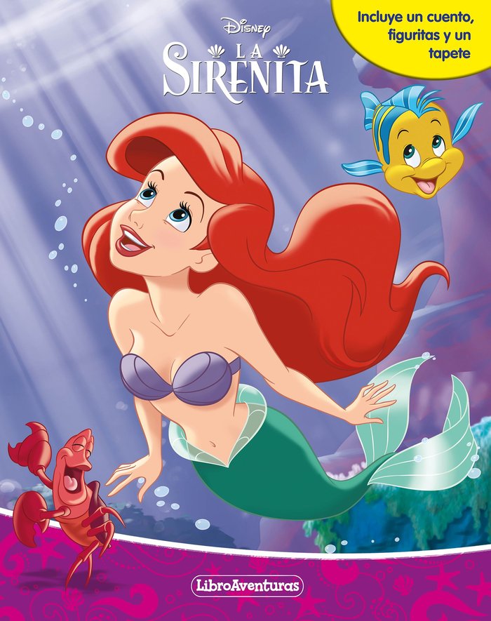 LA SIRENITA. LIBROAVENTURAS, de DISNEY | portada del libro