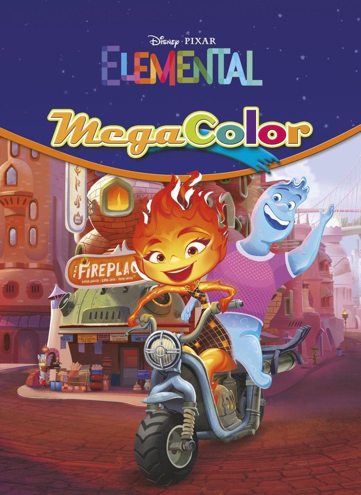 ELEMENTAL. MEGACOLOR, de DISNEY | portada del libro