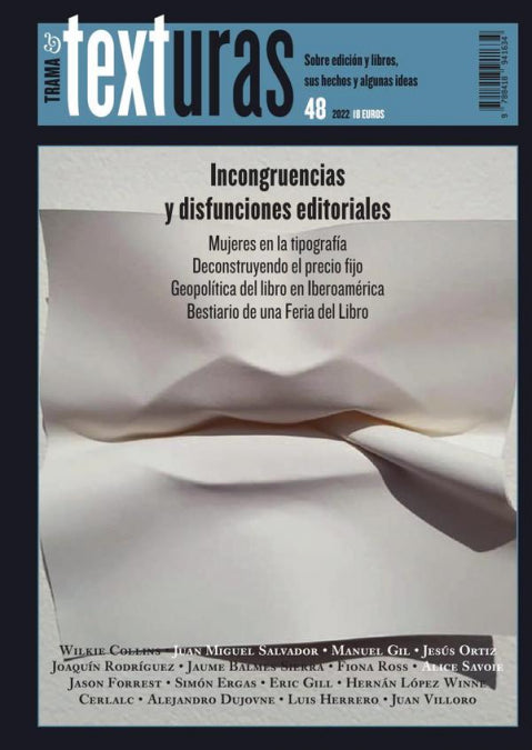 Texturas 48: Incongruencias y disfunciones editoriales, de VARIOS AUTORES | portada del libro