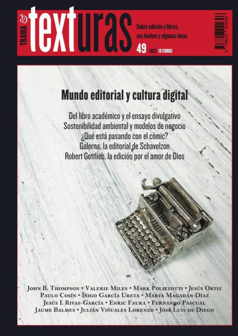 Texturas 49: Mundo editorial y cultura digital, de VARIOS AUTORES | portada del libro