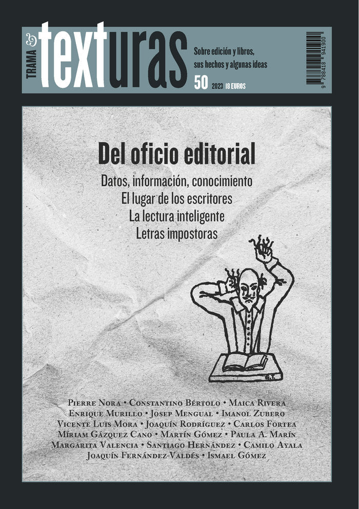 Texturas 50: Del oficio editorial, de VARIOS AUTORES | portada del libro