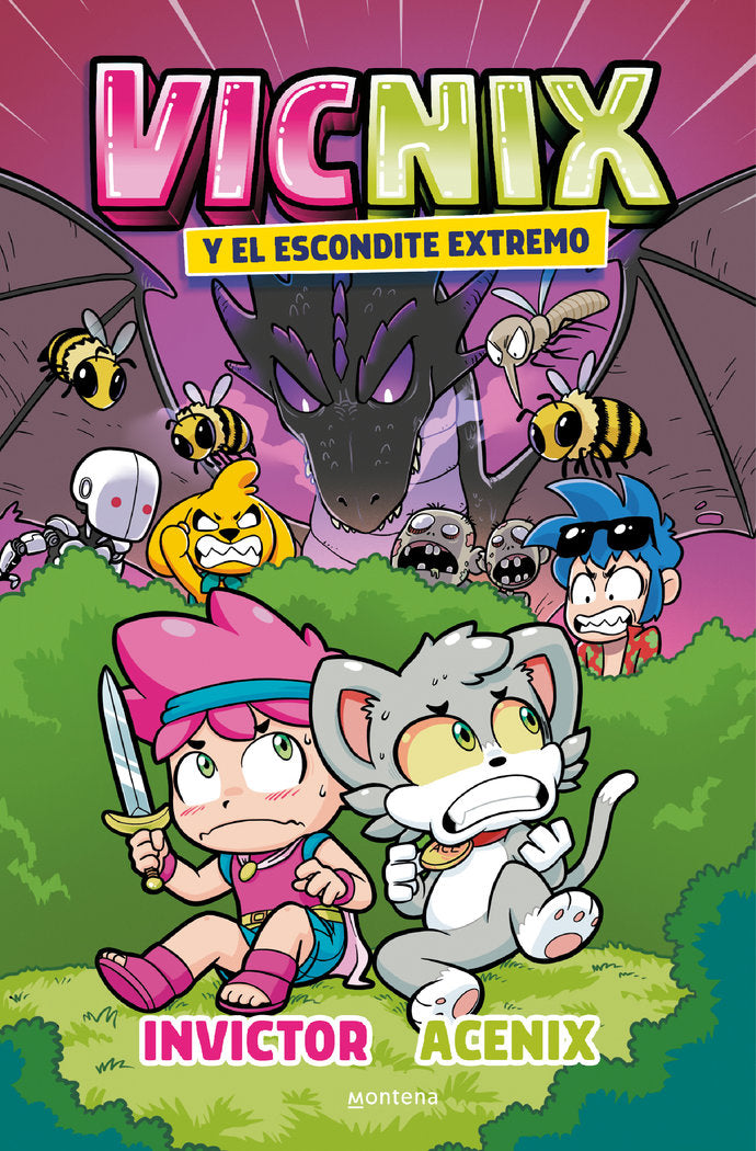 VICNIX Y EL ESCONDITE EXTREMO, de INVICTOR | portada del libro