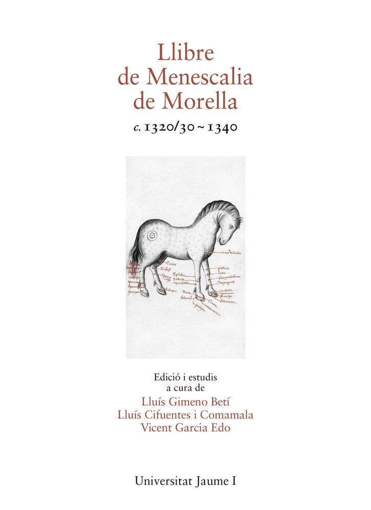 LLIBRE DE MENESCALIA DE MORELLA C. 1320/30 - 1340, de GARCIA EDO | portada del libro