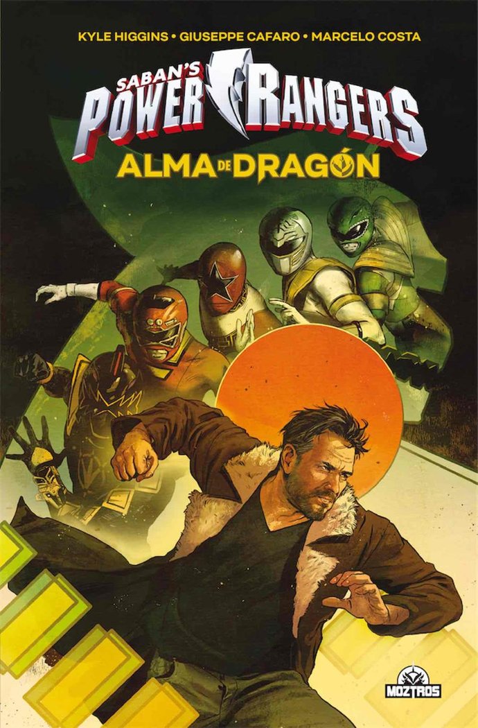POWER RANGERS 3 ALMA DE DRAGON, de KYLE HIGGINS#GIUSEPPE CAFARO | portada del libro