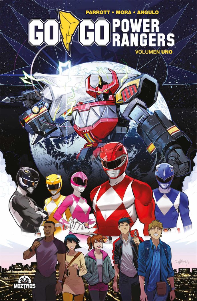 GO GO POWER RANGERS 1, de DAN MORA | portada del libro