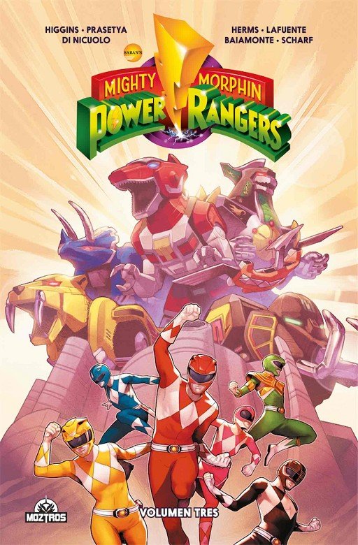 MIGHTY MORPHIN POWER RANGERS 3, de KYLE HIGGINS | portada del libro