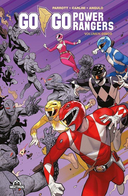 GO GO POWER RANGERS 5, de RYAN PARROT | portada del libro