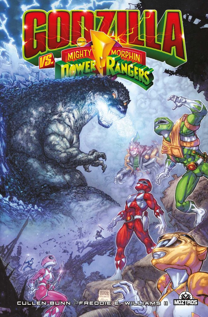 GODZILLA VS MIGHTY MORPHIN POWER RANGERS EDICION LIMITADA | portada del libro