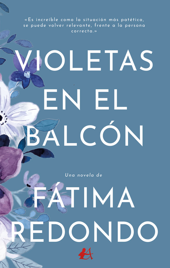 Violetas en el balcón, de Redondo, Fátima | portada del libro