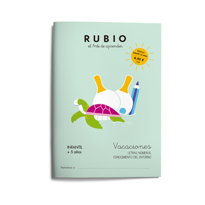 VACACIONES RUBIO EI 5 AÑOS 24 | portada del libro