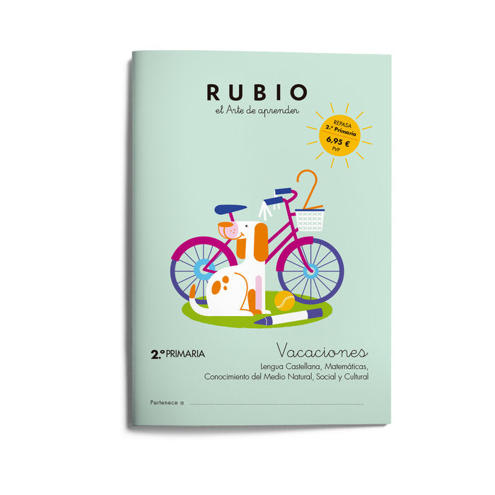 VACACIONES RUBIO 2ºEP 24 | portada del libro