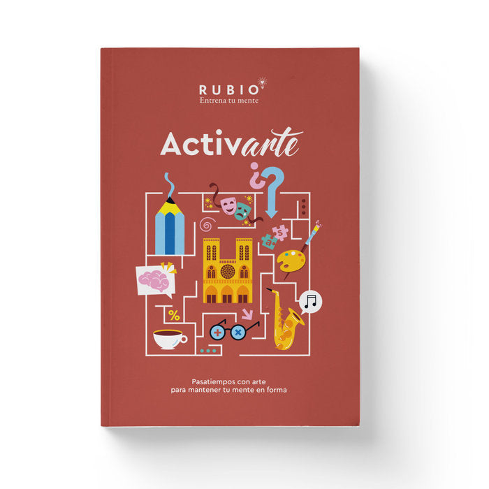 ACTIVARTE PASATIEMPO CON ARTE ROJO VOL3 | portada del libro
