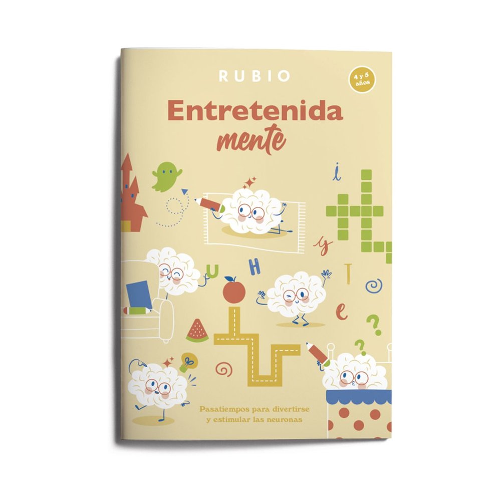 ENTRETENIDAMENTE 4-5 AÑOS, de SAPIÑA GONZALEZ, AGUEDA | portada del libro
