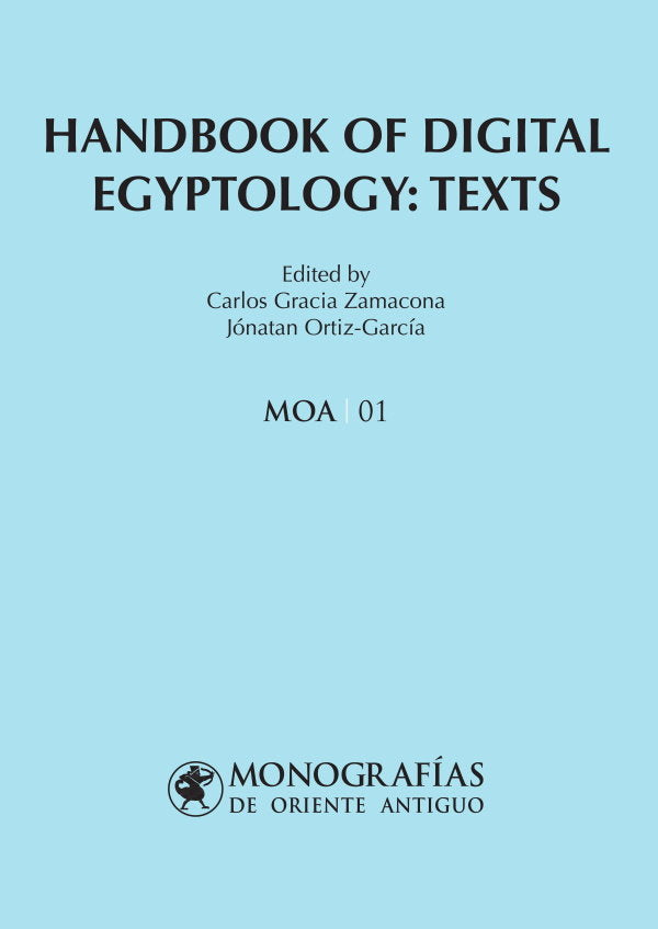 Handbook of Digital Egyptology: Texts | portada del libro