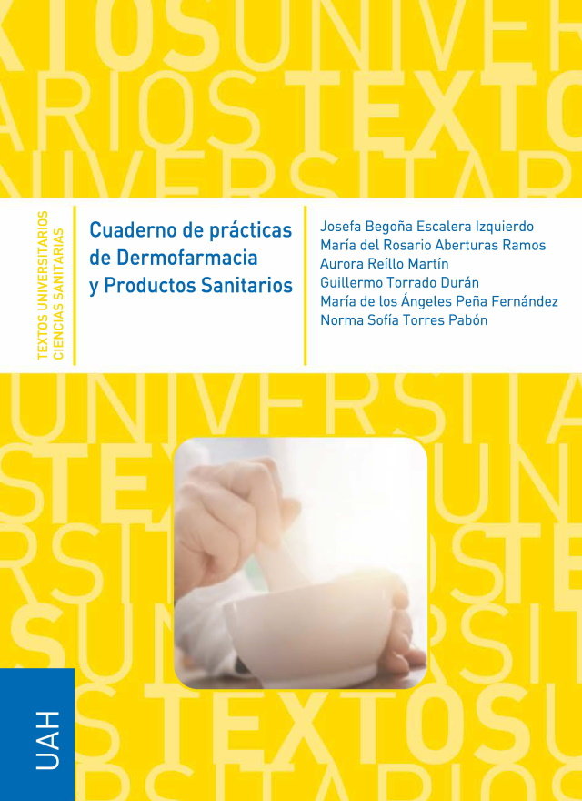 CUADERNO DE PRACTICAS DE DERMOFARMACIA Y PRODUCTOS SANITARIOS, de JOSEFA BEGOÑA, ESCALERA IZQUIERDO | portada del libro